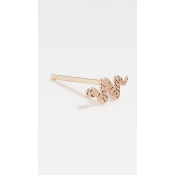 Zoe Chicco Itty Bitty Symbols Earring Gold - One Size - Picture 1 of 2